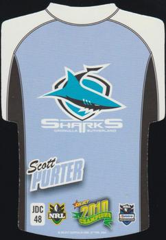 2010 NRL Champions - Holographic Jersey Cards #JDC48 Scott Porter Back